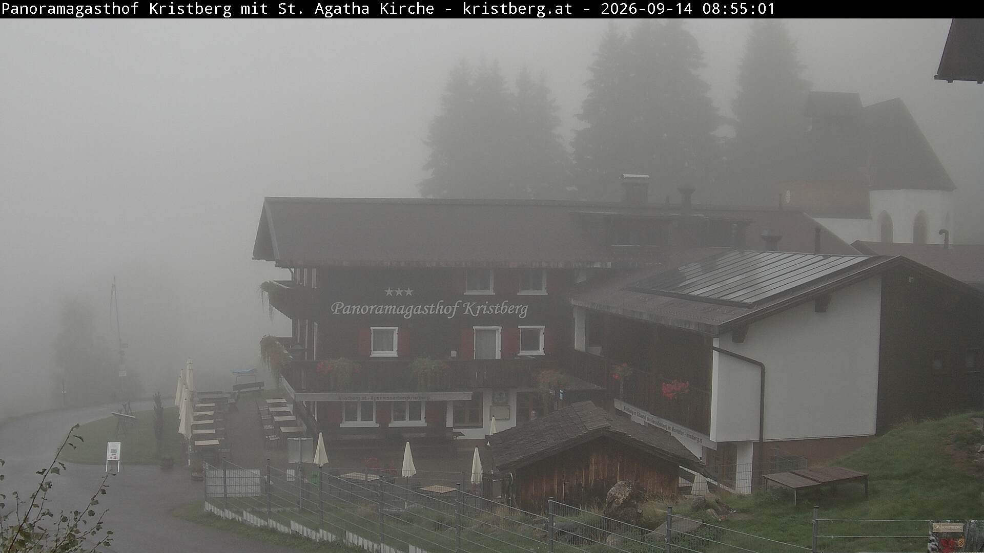 Archiv Foto Webcam Panoramagasthof Kristberg (Silbertal)