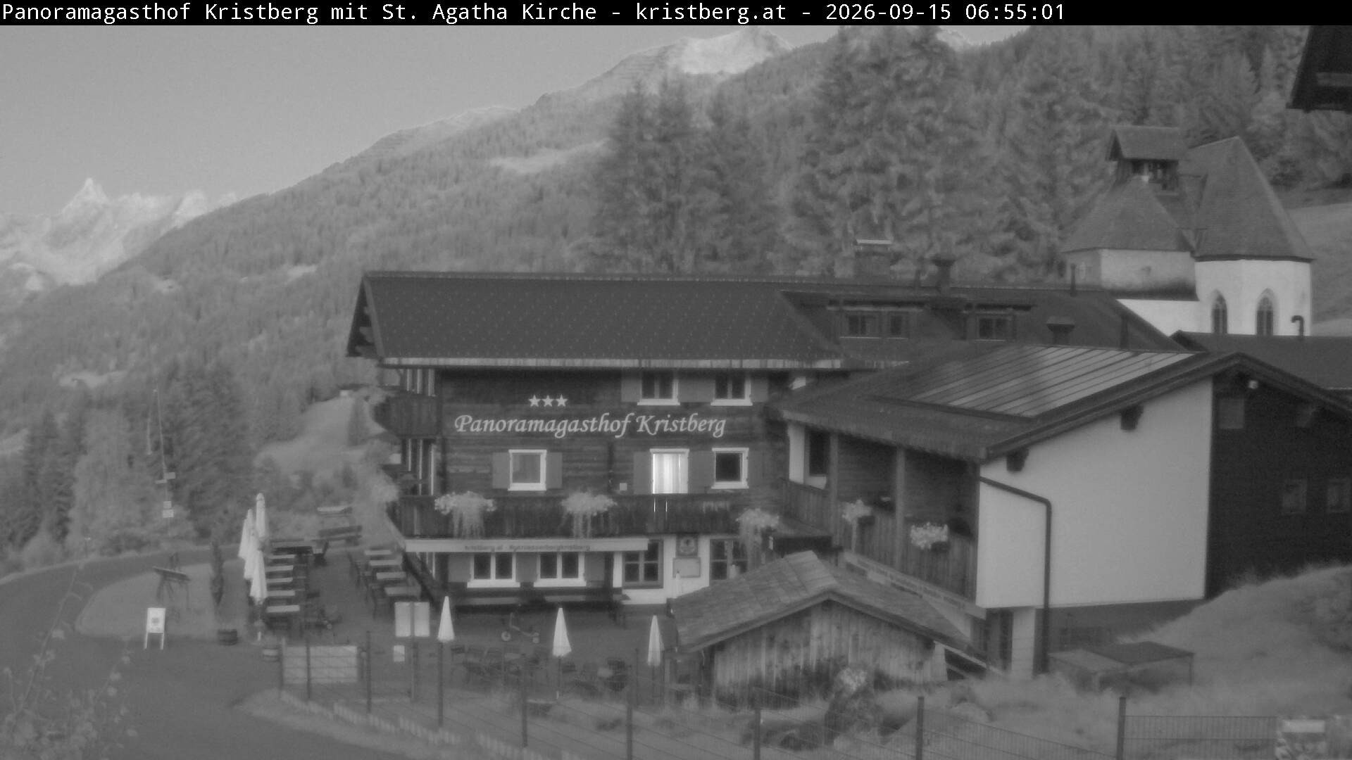 Archiv Foto Webcam Panoramagasthof Kristberg (Silbertal)