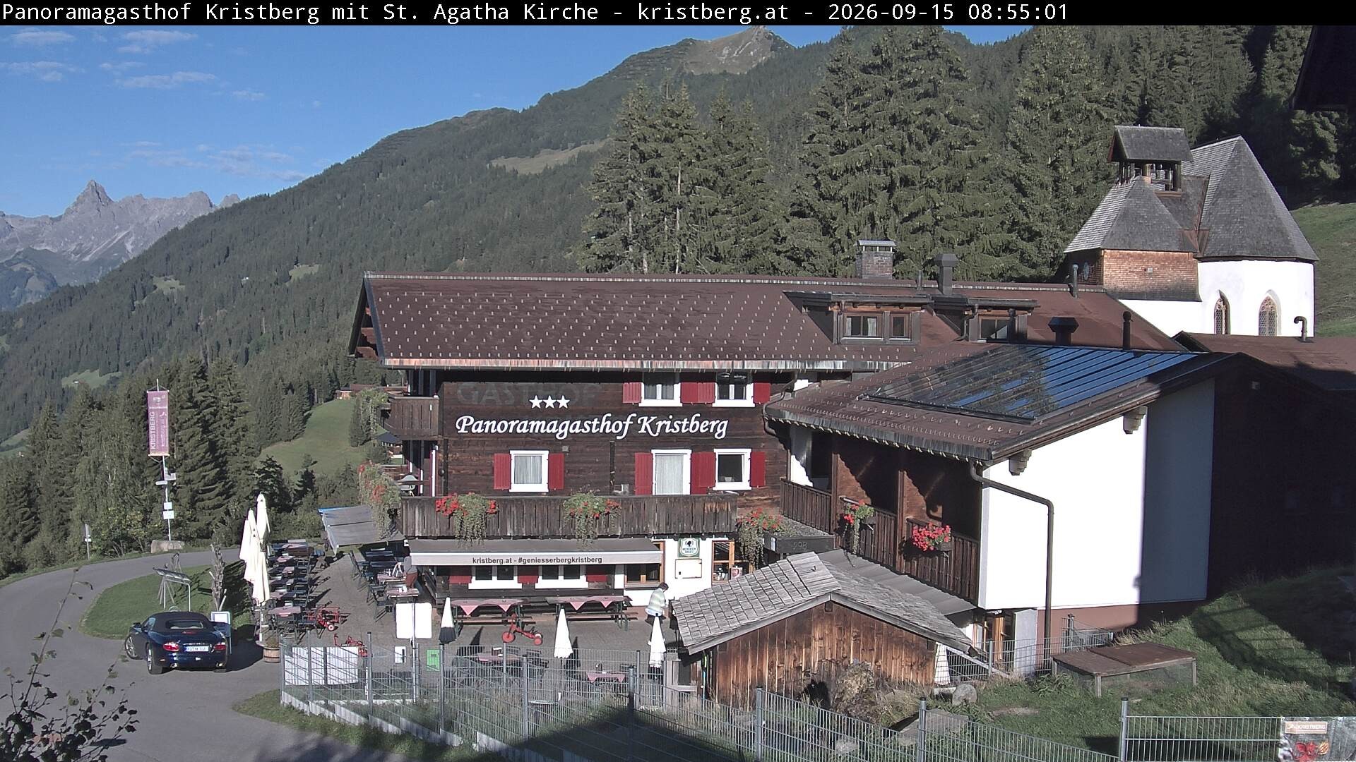 Archiv Foto Webcam Panoramagasthof Kristberg (Silbertal)