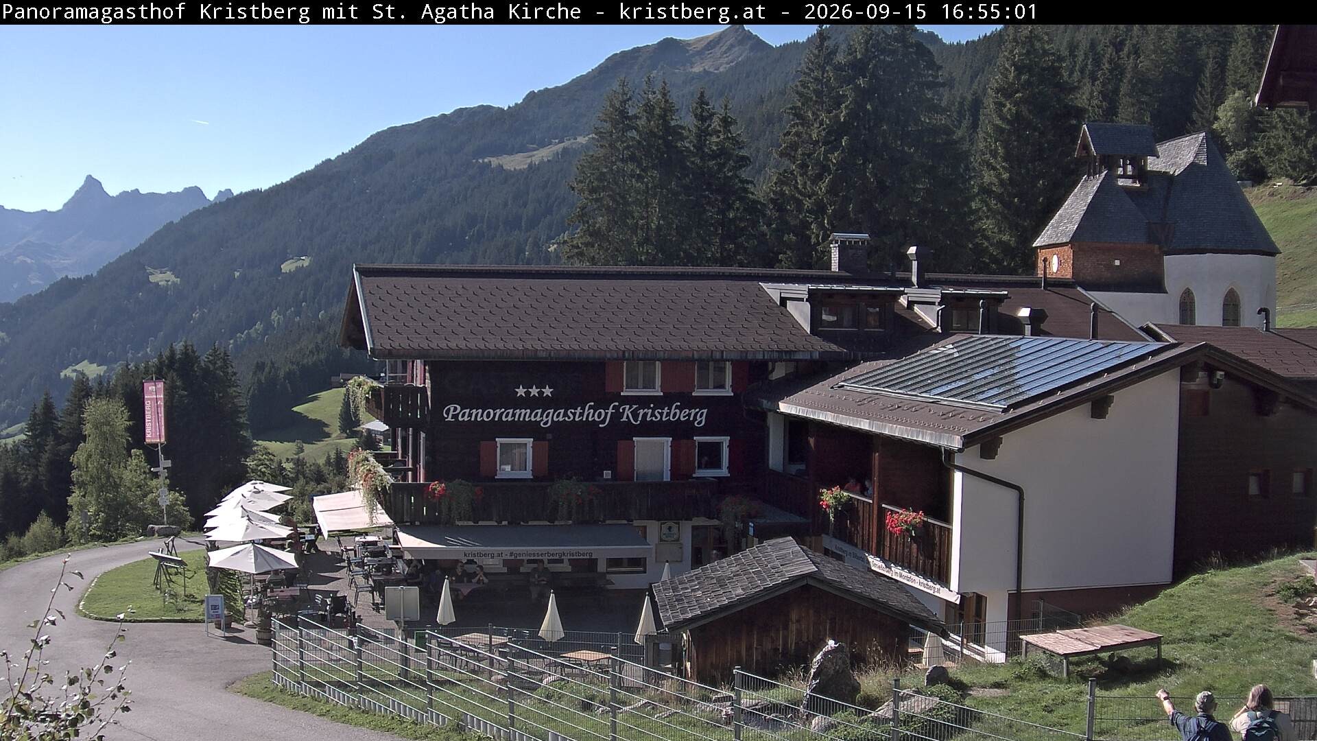Archiv Foto Webcam Panoramagasthof Kristberg (Silbertal)