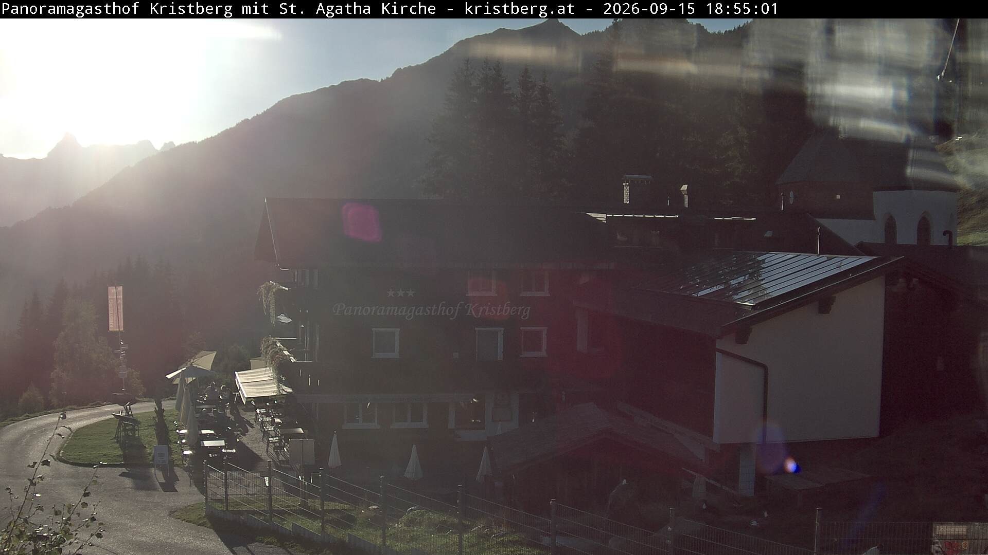 Archiv Foto Webcam Panoramagasthof Kristberg (Silbertal)