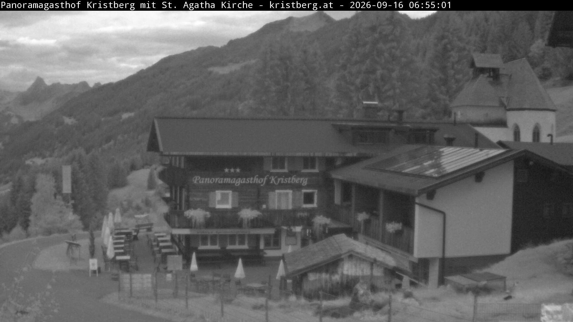 Archiv Foto Webcam Panoramagasthof Kristberg (Silbertal)