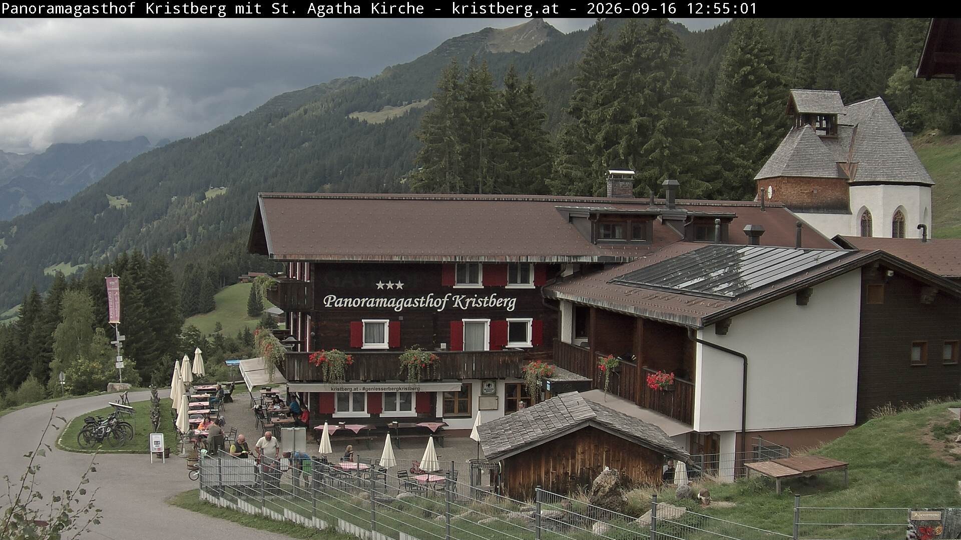 Archiv Foto Webcam Panoramagasthof Kristberg (Silbertal)