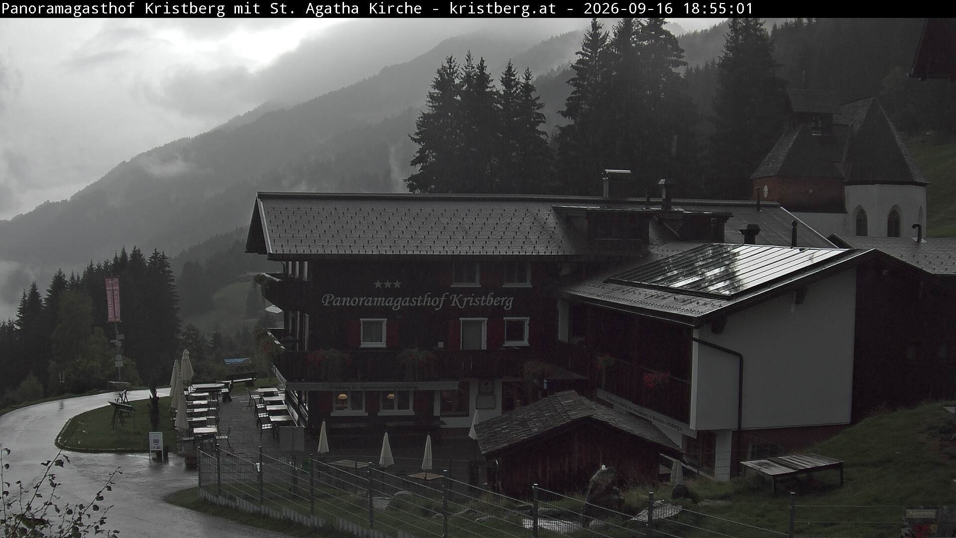 Archiv Foto Webcam Panoramagasthof Kristberg (Silbertal)