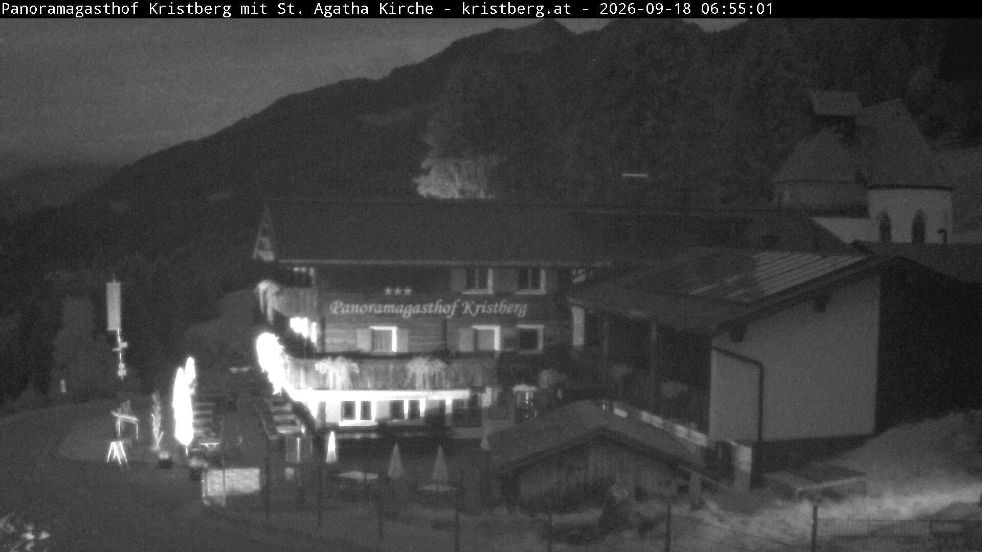 Archiv Foto Webcam Panoramagasthof Kristberg (Silbertal)