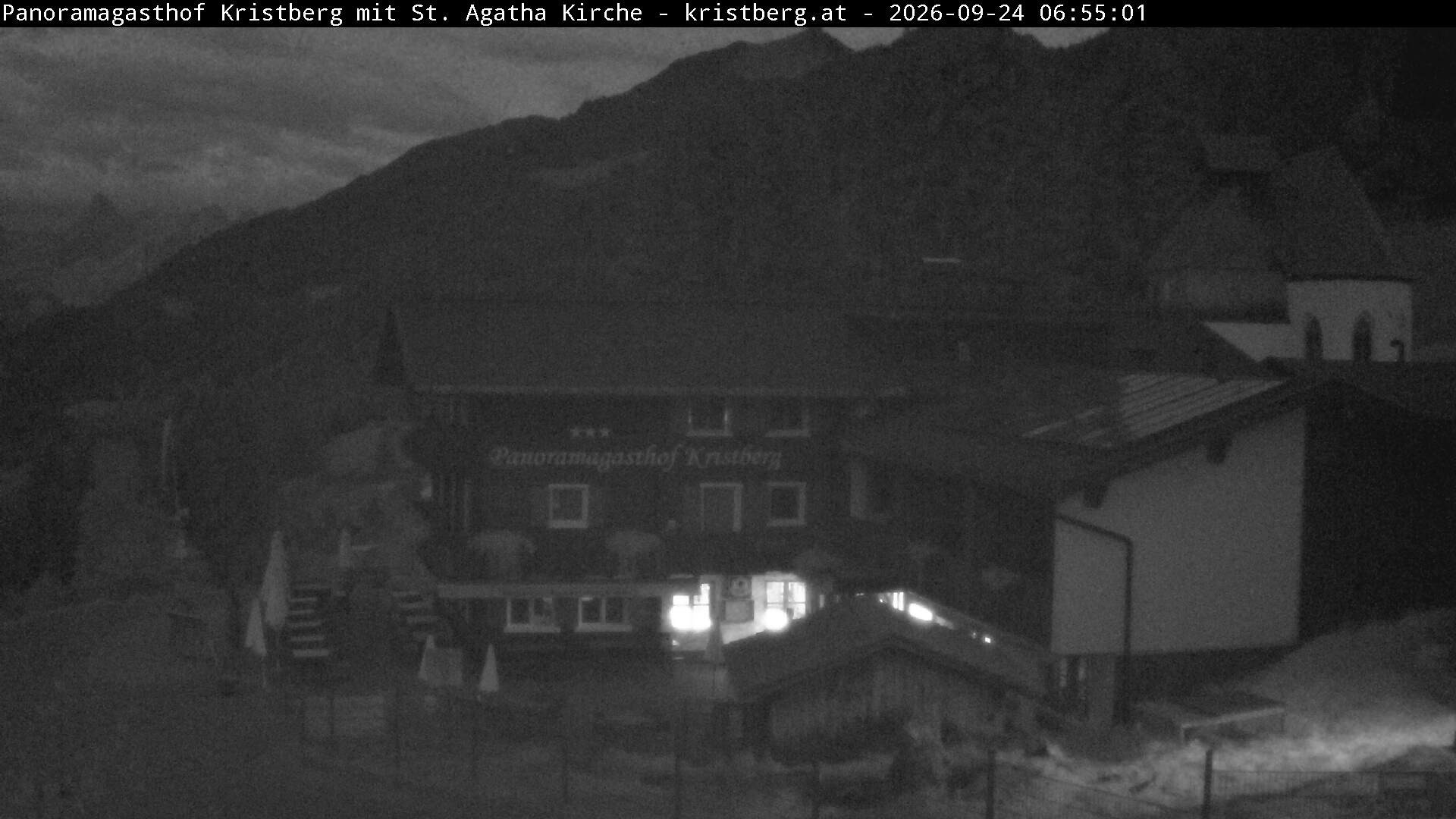 Archiv Foto Webcam Panoramagasthof Kristberg (Silbertal)