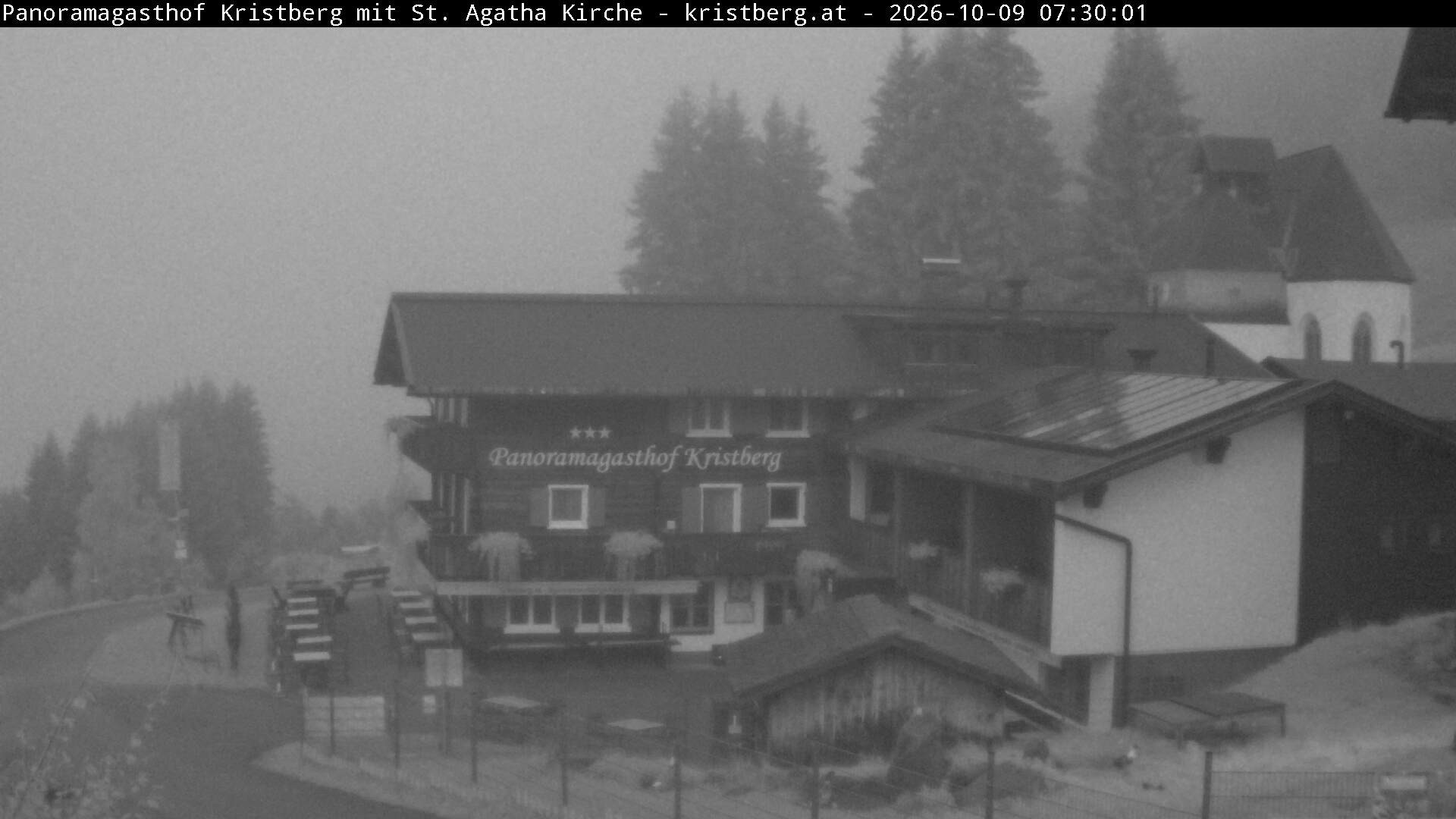 Archiv Foto Webcam Panoramagasthof Kristberg (Silbertal)