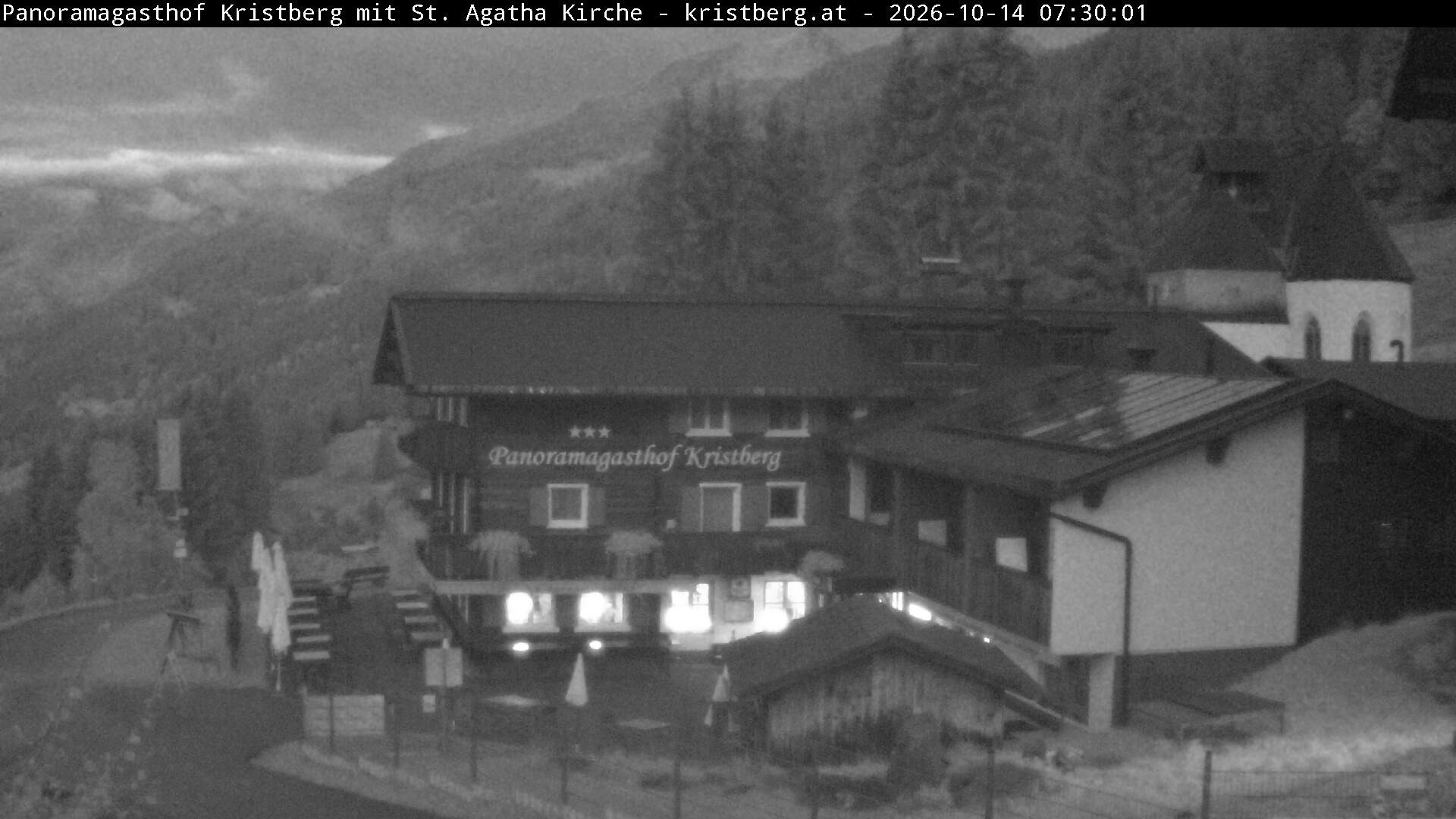 Archiv Foto Webcam Panoramagasthof Kristberg (Silbertal)