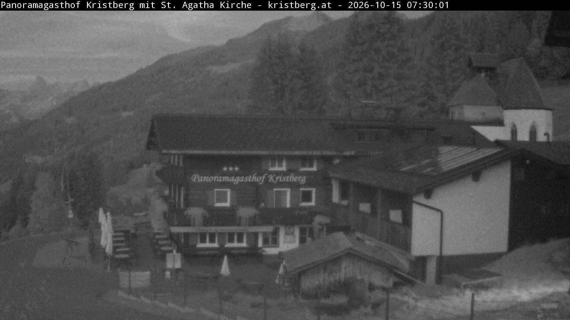 Archiv Foto Webcam Panoramagasthof Kristberg (Silbertal)