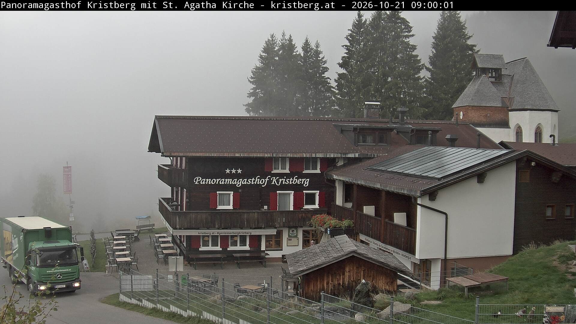Archiv Foto Webcam Panoramagasthof Kristberg (Silbertal)