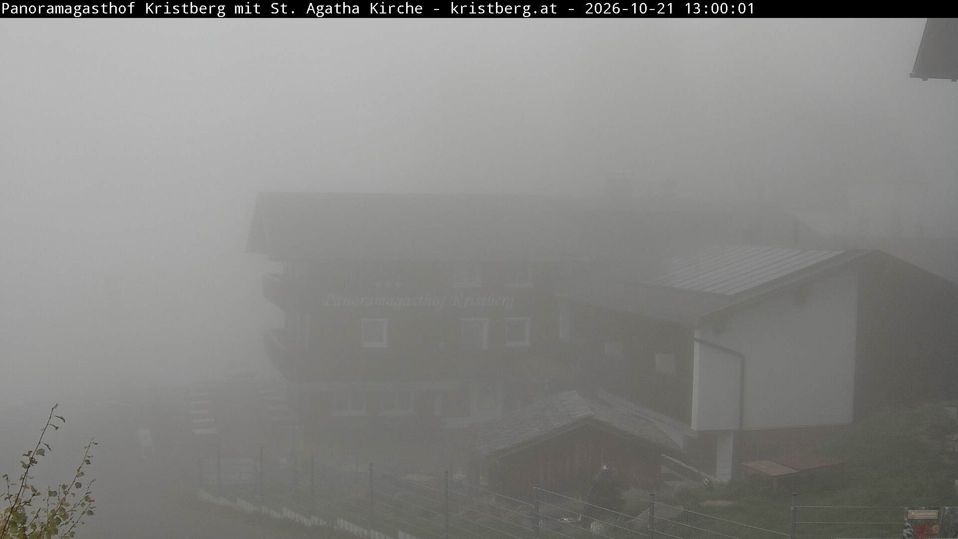 Archiv Foto Webcam Panoramagasthof Kristberg (Silbertal)