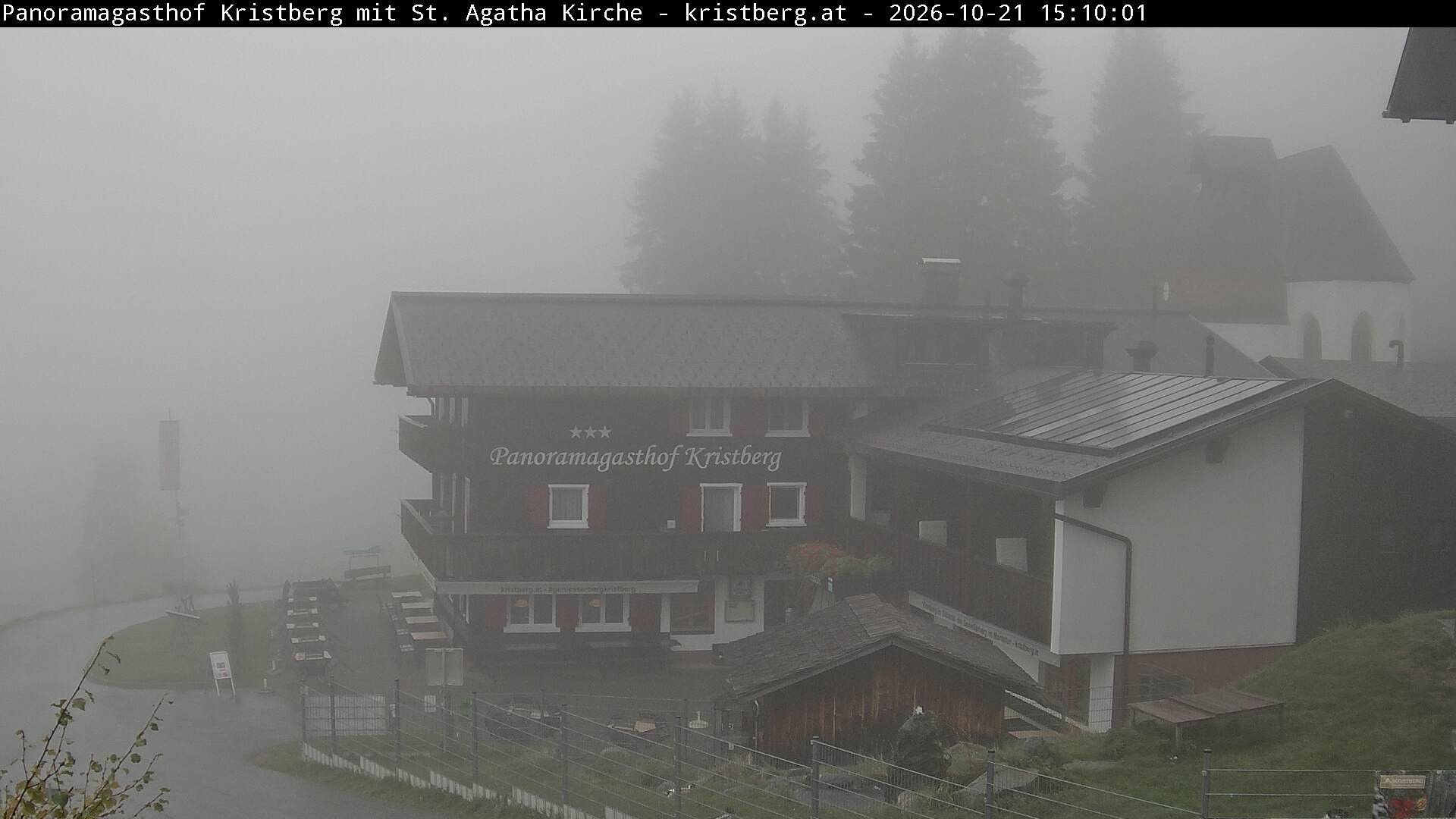 Archiv Foto Webcam Panoramagasthof Kristberg (Silbertal)