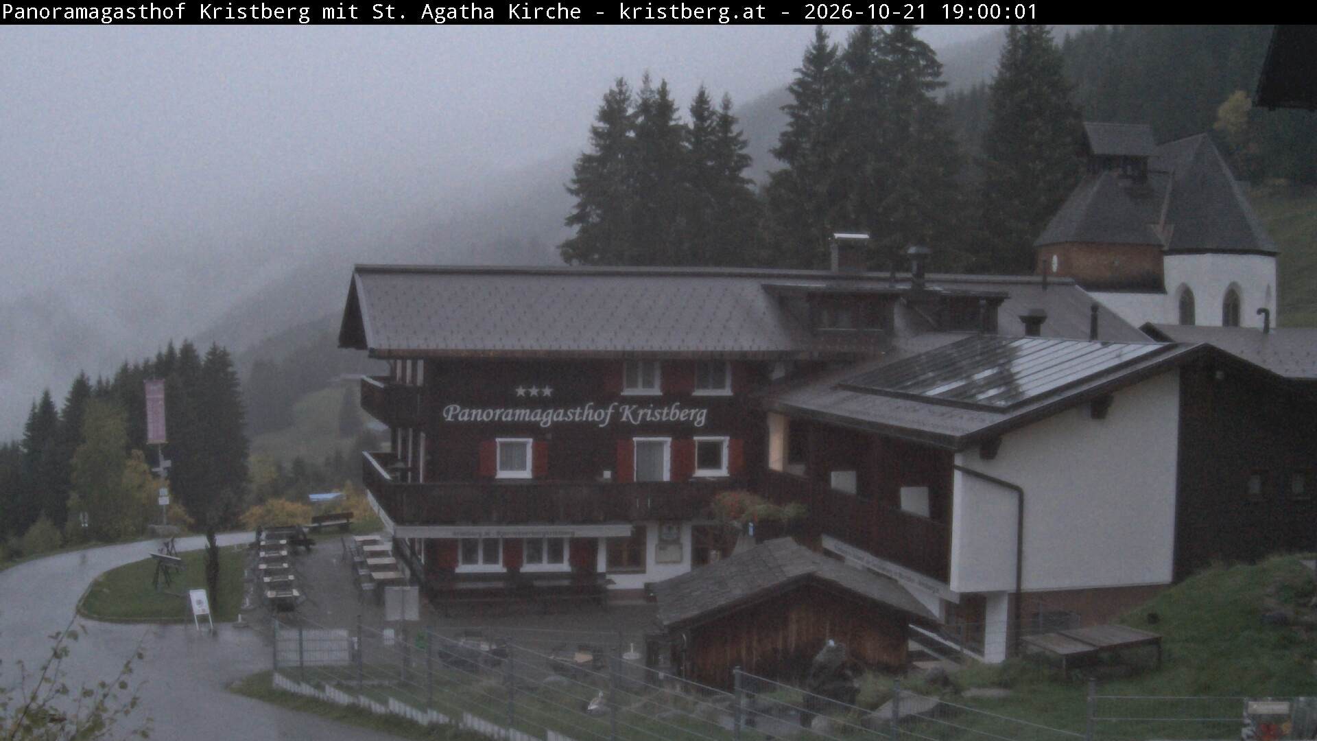 Archiv Foto Webcam Panoramagasthof Kristberg (Silbertal)