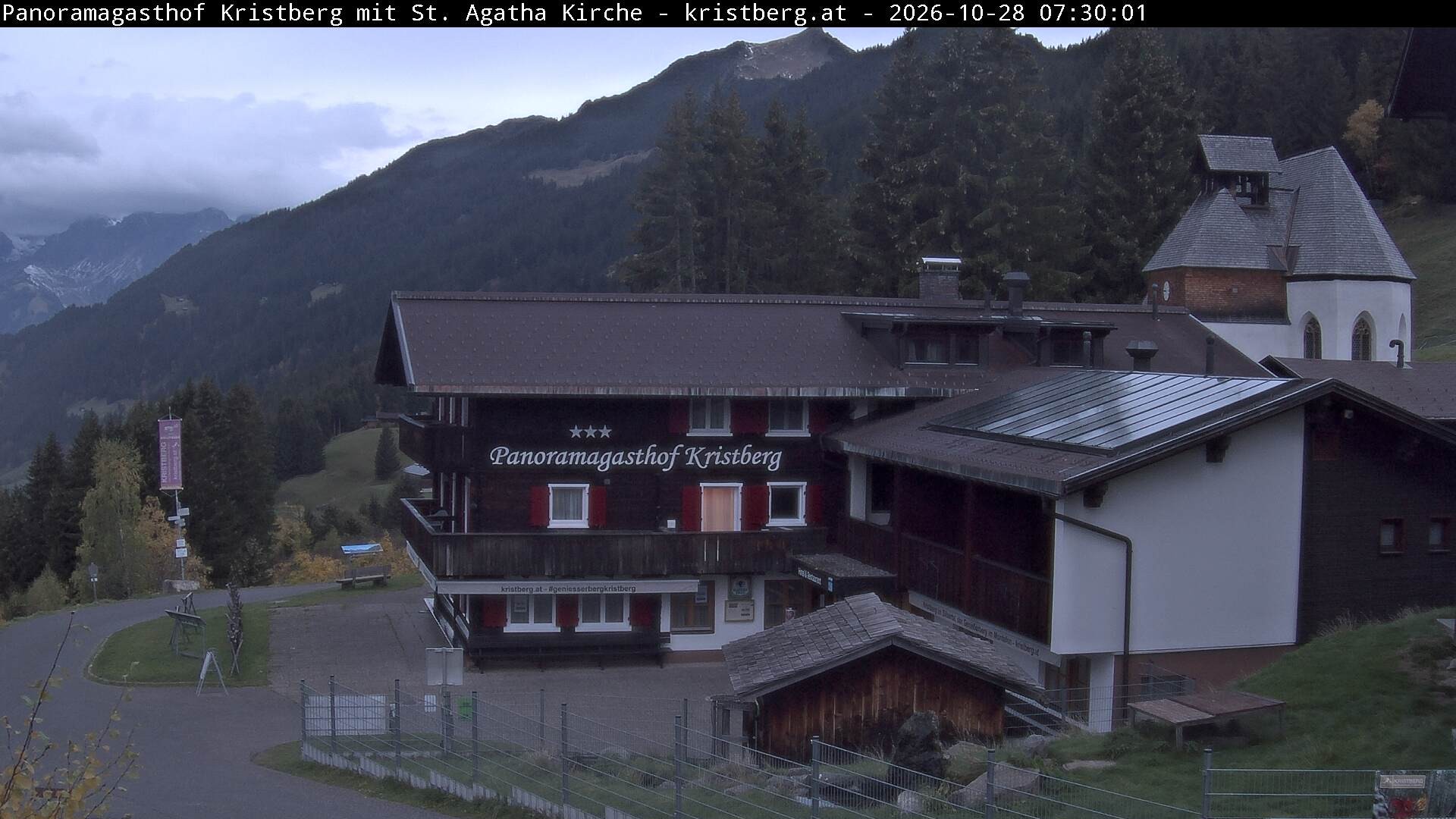 Archiv Foto Webcam Panoramagasthof Kristberg (Silbertal)