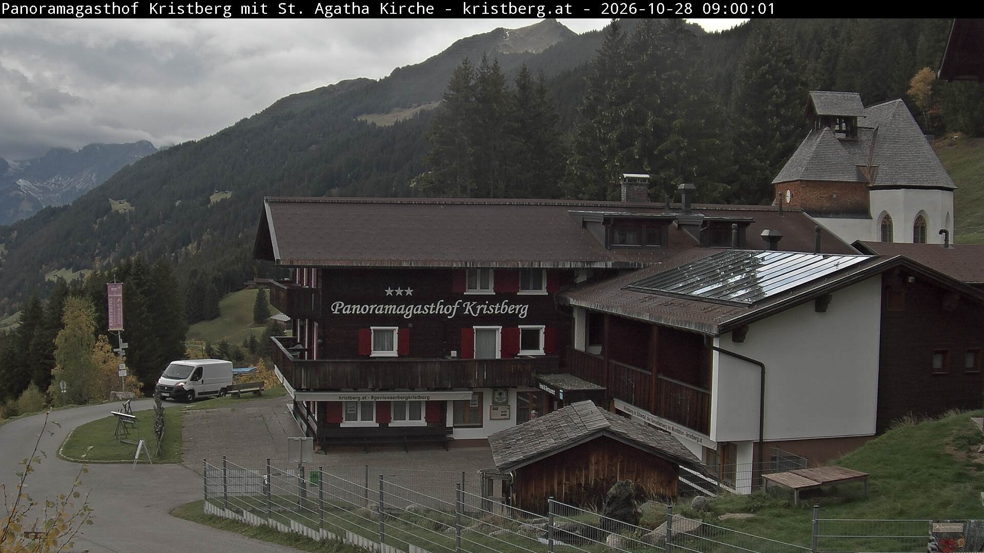 Archiv Foto Webcam Panoramagasthof Kristberg (Silbertal)