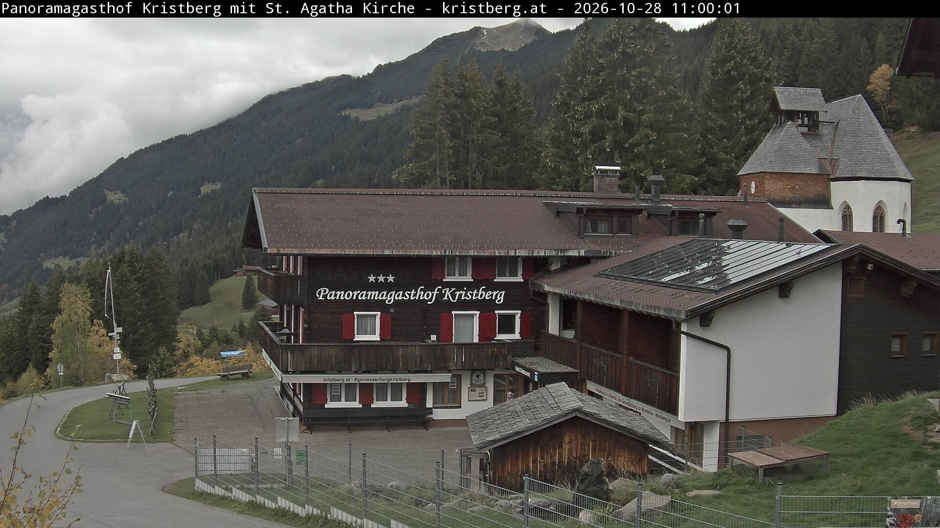 Archiv Foto Webcam Panoramagasthof Kristberg (Silbertal)