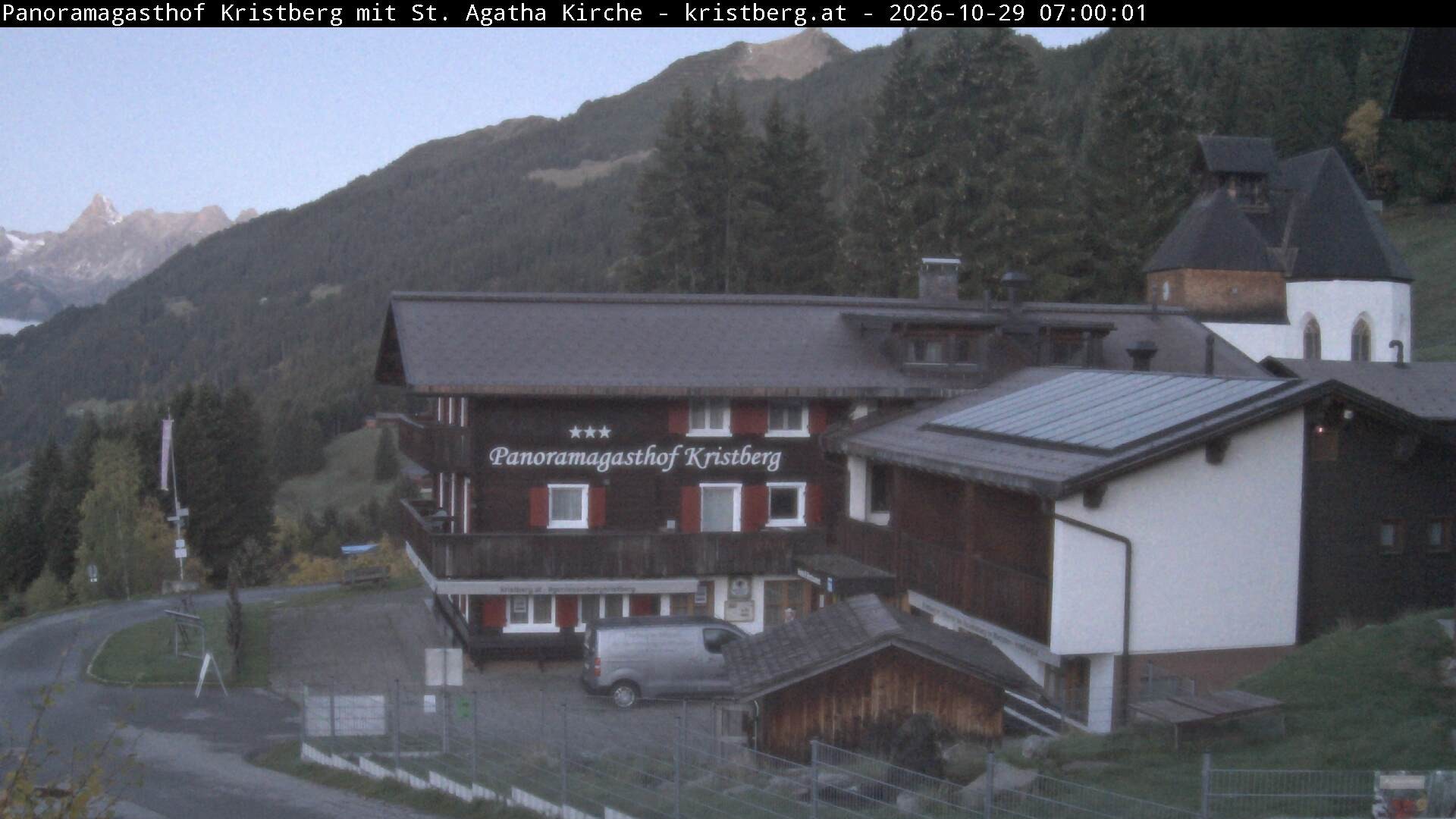 Archiv Foto Webcam Panoramagasthof Kristberg (Silbertal)