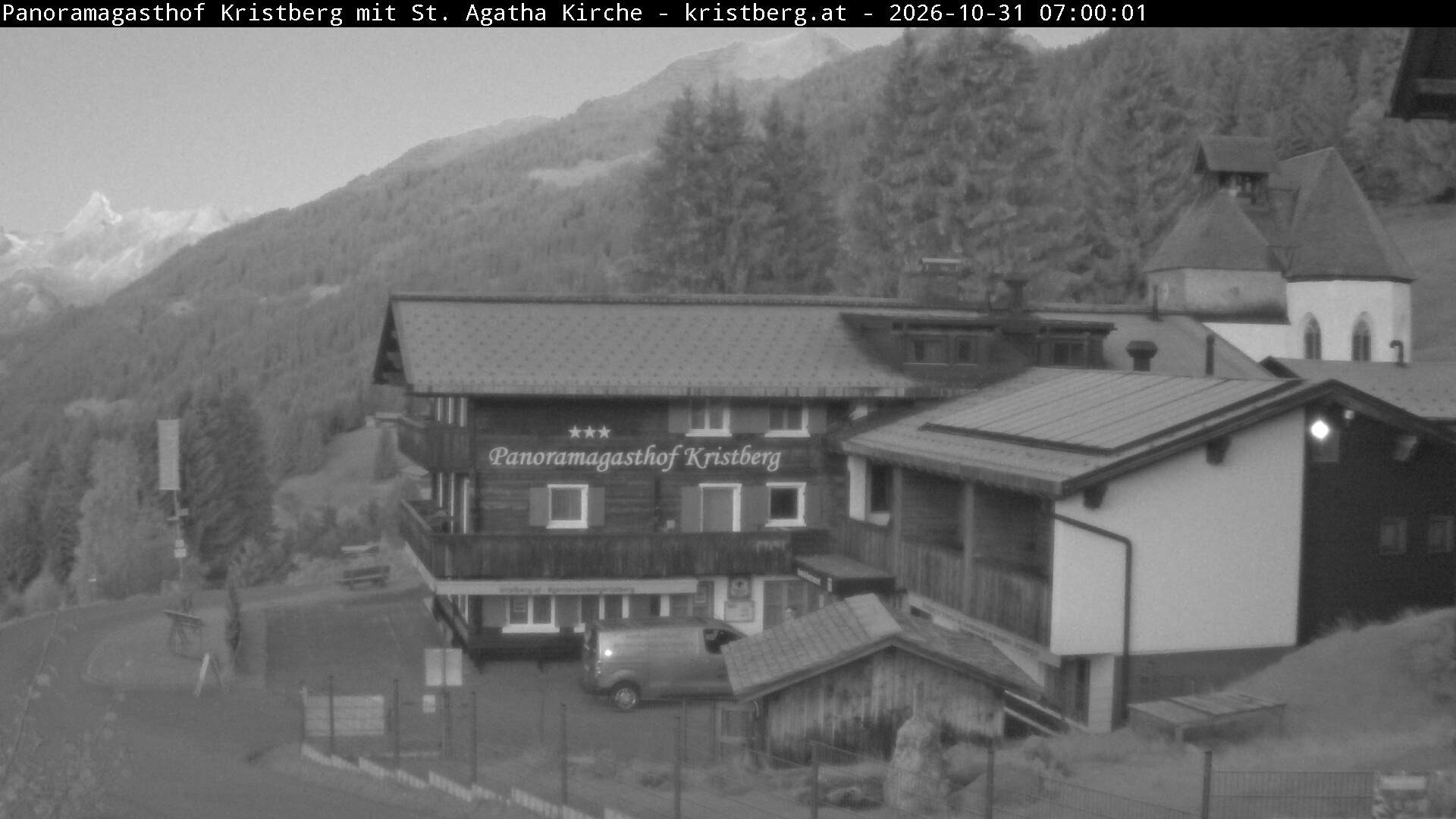 Archiv Foto Webcam Panoramagasthof Kristberg (Silbertal)