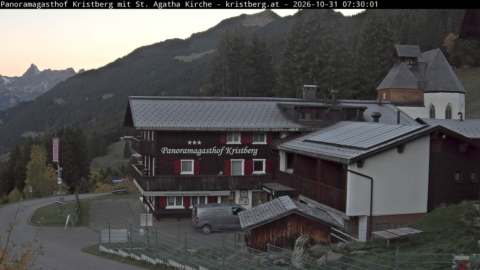 Archiv Foto Webcam Panoramagasthof Kristberg (Silbertal)