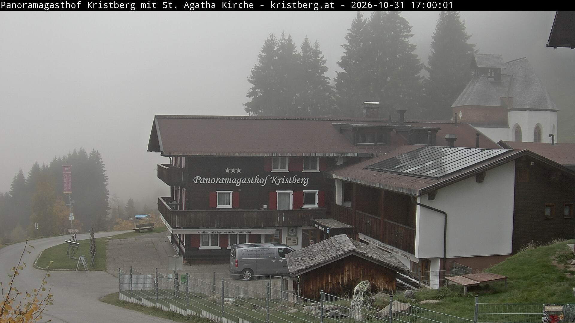 Archiv Foto Webcam Panoramagasthof Kristberg (Silbertal)