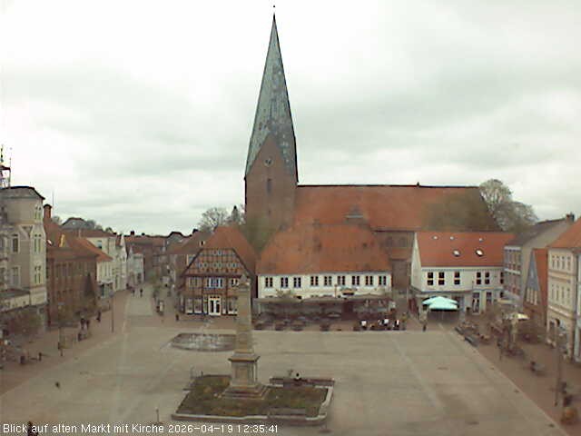 Archiv Foto Webcam Eutin St. Michaelis
