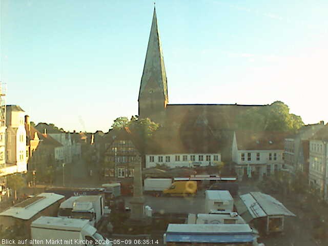 Archiv Foto Webcam Eutin St. Michaelis
