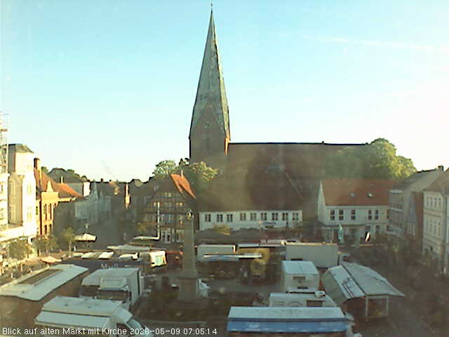 Archiv Foto Webcam Eutin St. Michaelis