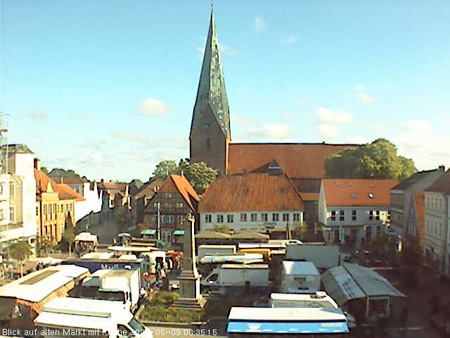 Archiv Foto Webcam Eutin St. Michaelis