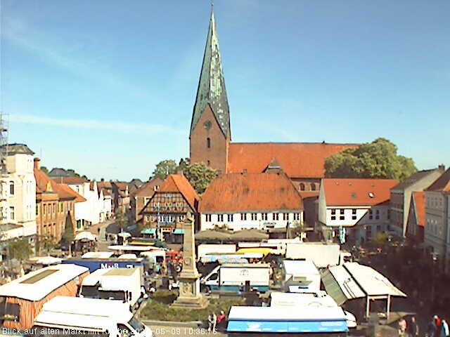 Archiv Foto Webcam Eutin St. Michaelis
