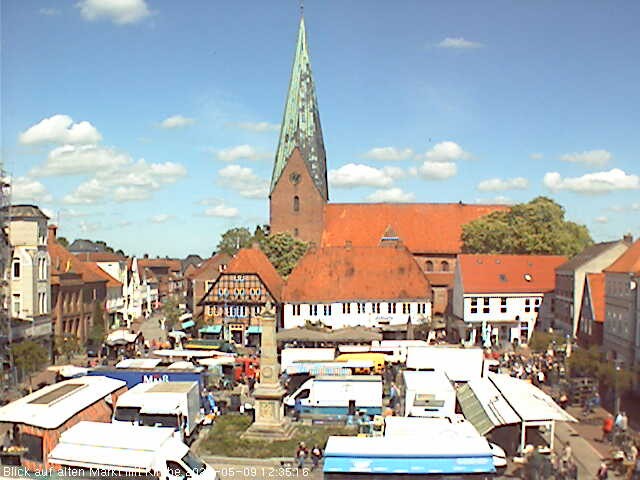 Archiv Foto Webcam Eutin St. Michaelis