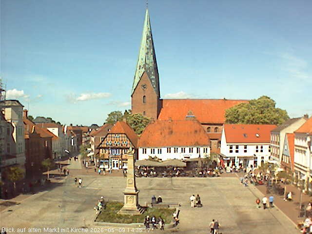 Archiv Foto Webcam Eutin St. Michaelis