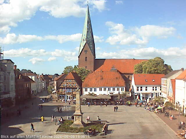 Archiv Foto Webcam Eutin St. Michaelis
