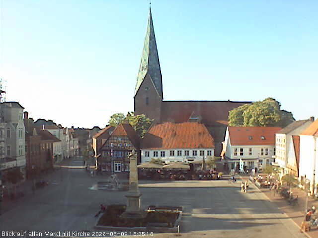 Archiv Foto Webcam Eutin St. Michaelis