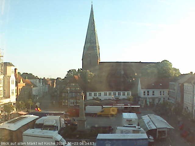 Archiv Foto Webcam Eutin St. Michaelis