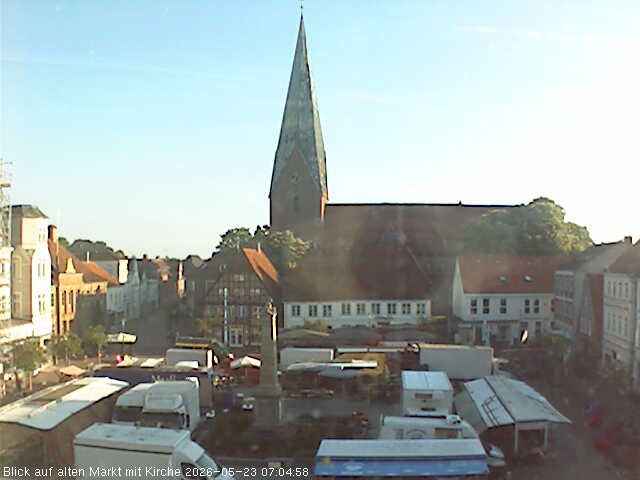 Archiv Foto Webcam Eutin St. Michaelis