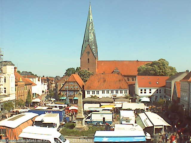 Archiv Foto Webcam Eutin St. Michaelis