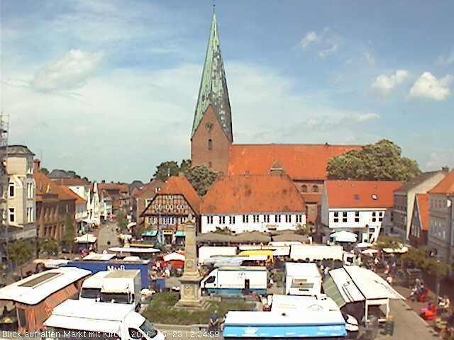 Archiv Foto Webcam Eutin St. Michaelis