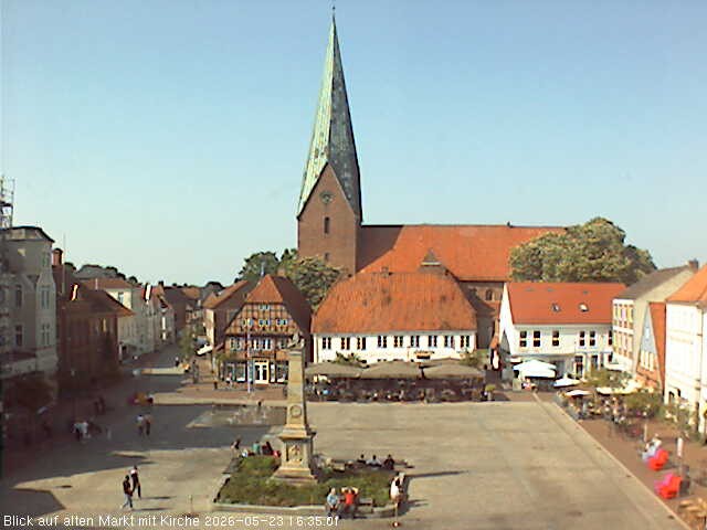 Archiv Foto Webcam Eutin St. Michaelis
