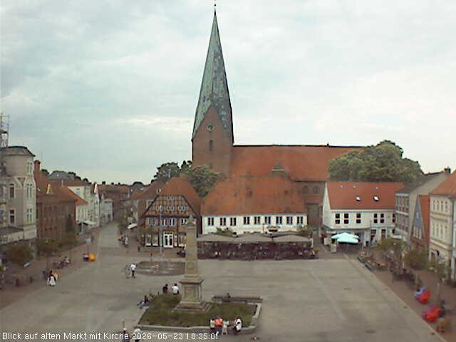 Archiv Foto Webcam Eutin St. Michaelis