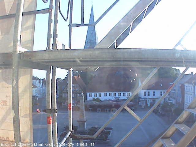 Archiv Foto Webcam Eutin St. Michaelis