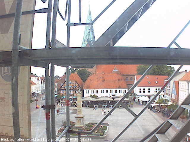 Archiv Foto Webcam Eutin St. Michaelis