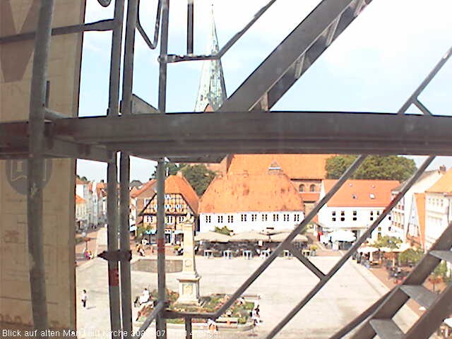 Archiv Foto Webcam Eutin St. Michaelis