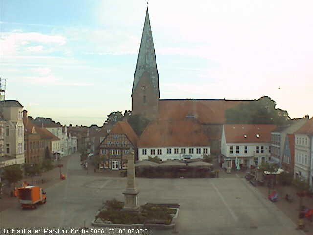 Archiv Foto Webcam Eutin St. Michaelis