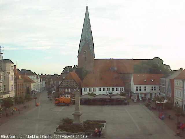 Archiv Foto Webcam Eutin St. Michaelis