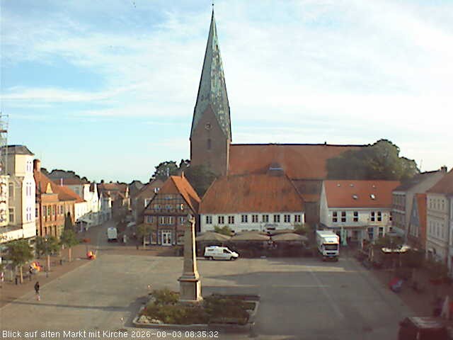 Archiv Foto Webcam Eutin St. Michaelis