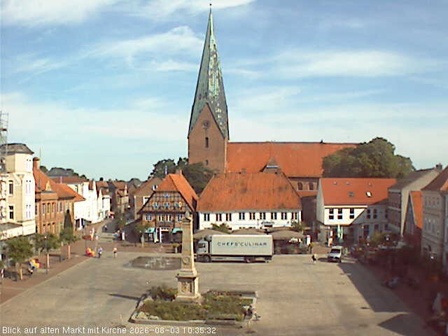 Archiv Foto Webcam Eutin St. Michaelis
