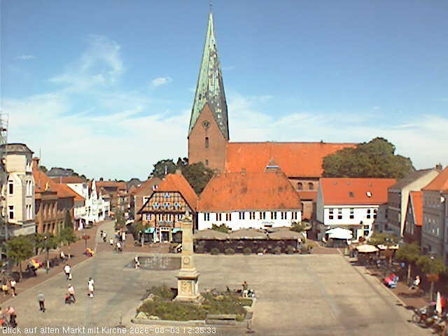 Archiv Foto Webcam Eutin St. Michaelis