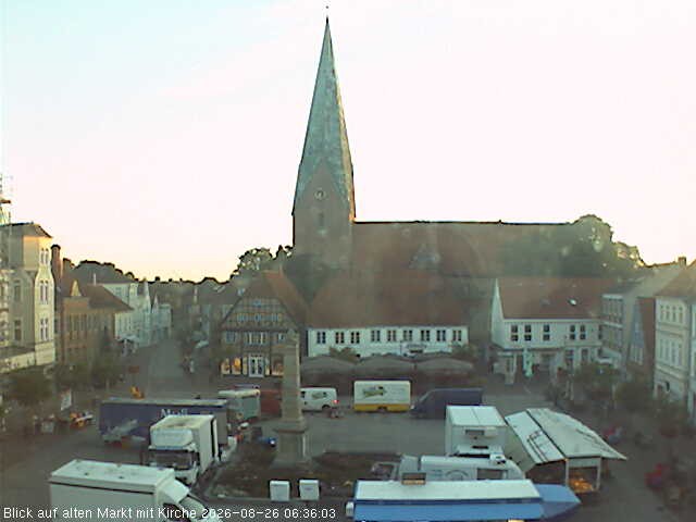 Archiv Foto Webcam Eutin St. Michaelis