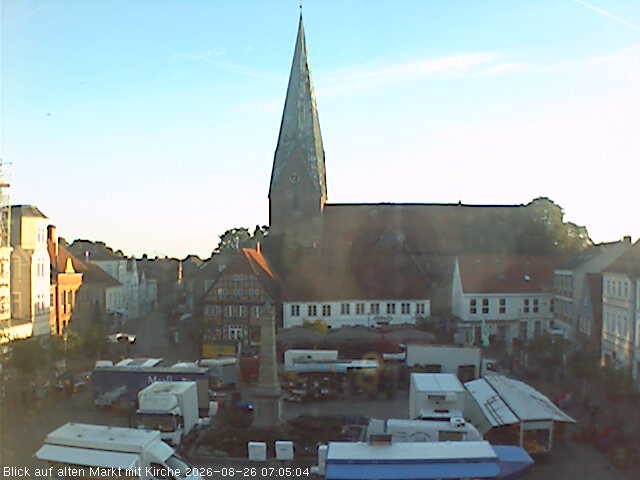 Archiv Foto Webcam Eutin St. Michaelis