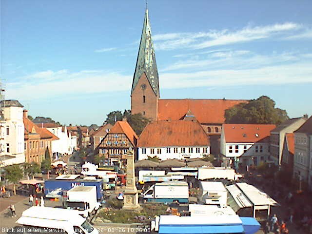 Archiv Foto Webcam Eutin St. Michaelis
